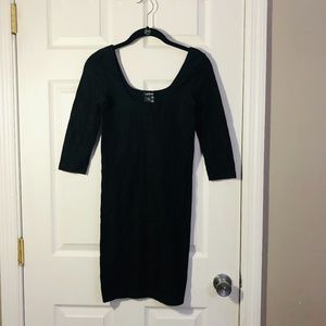 Black Skin Tight Bebe Dress